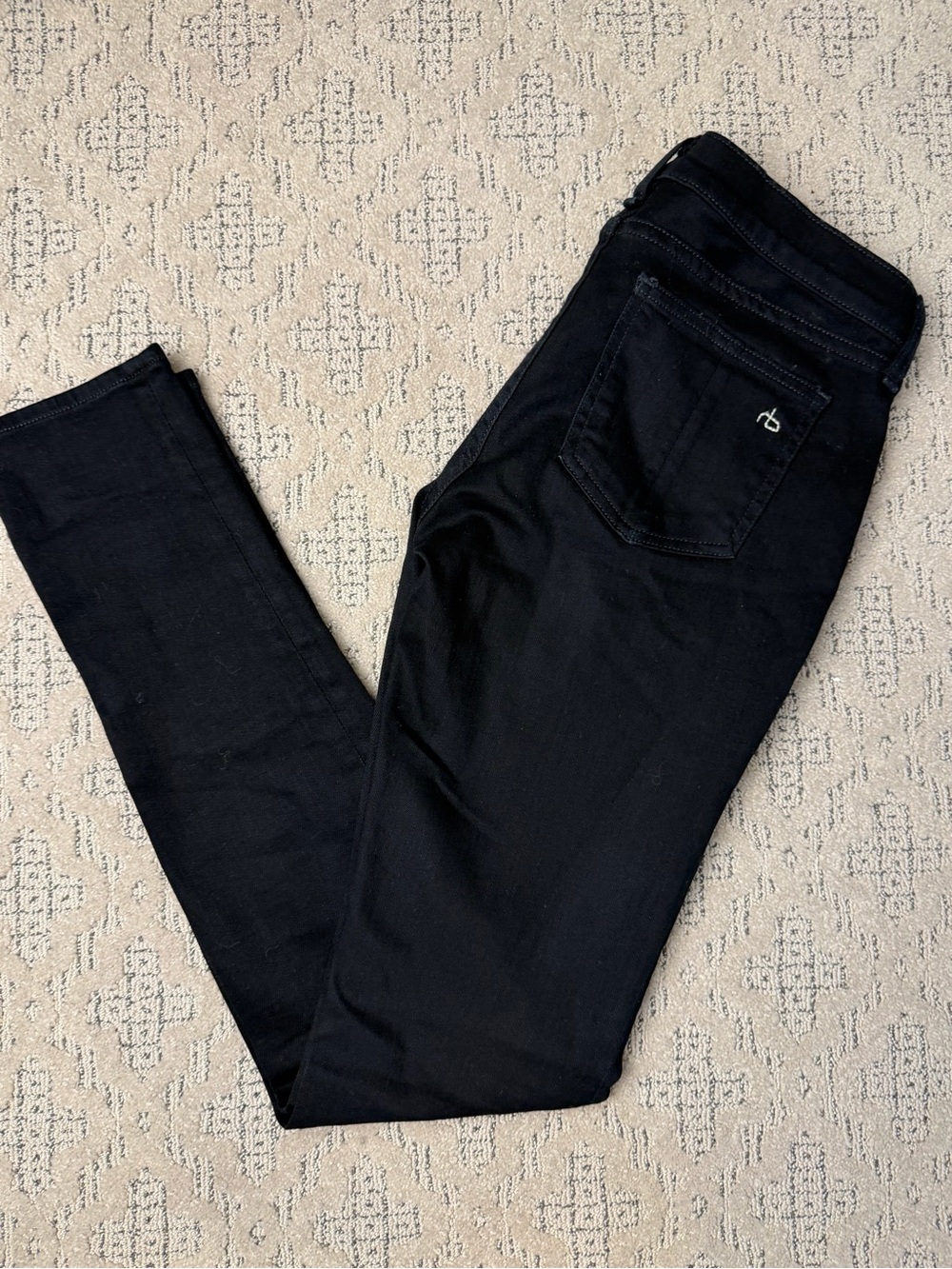rag & bone Women's Straight Leg Pants - Black